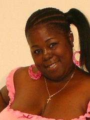 Naturally well endowded fat ebony babe getting fucked hard