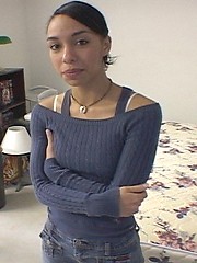Petite cutie with a face full of cock and balls