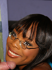 Ebony babe gets gangbanged by rednecks and bukkake