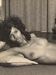Exciting fifties ebony ladies showing their body