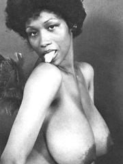 Sylvia McFarland shows her huge natural breasts
