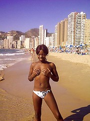 Sexy lingerie wrapping the gfâ€™s black body