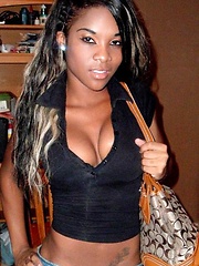 Busting out of her outfits while flaunting her cleavage